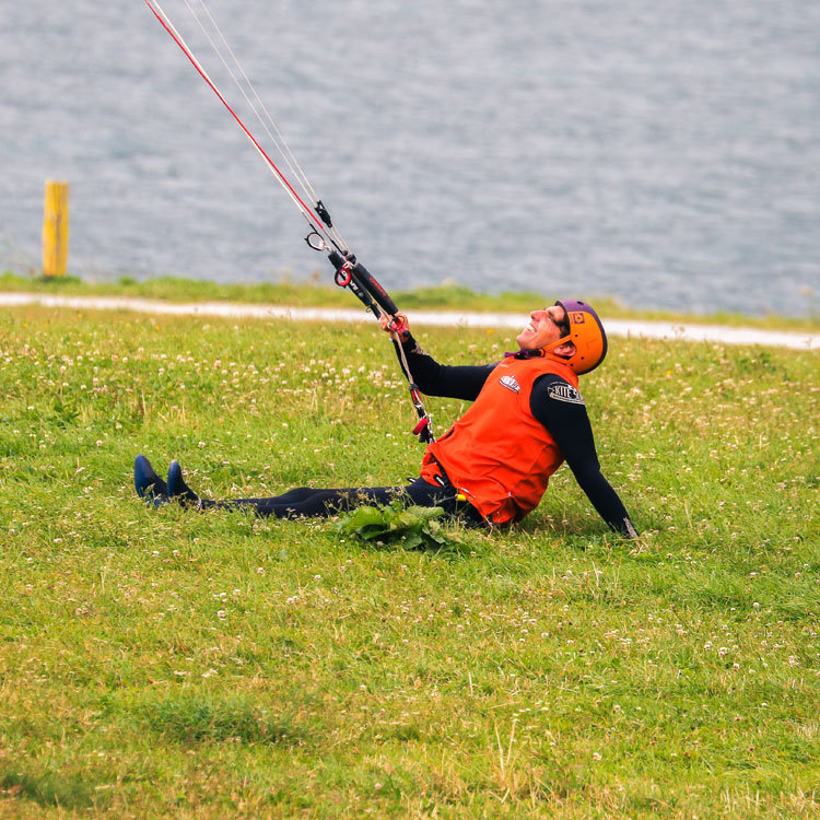 Kitesurfschueler Silvaplana